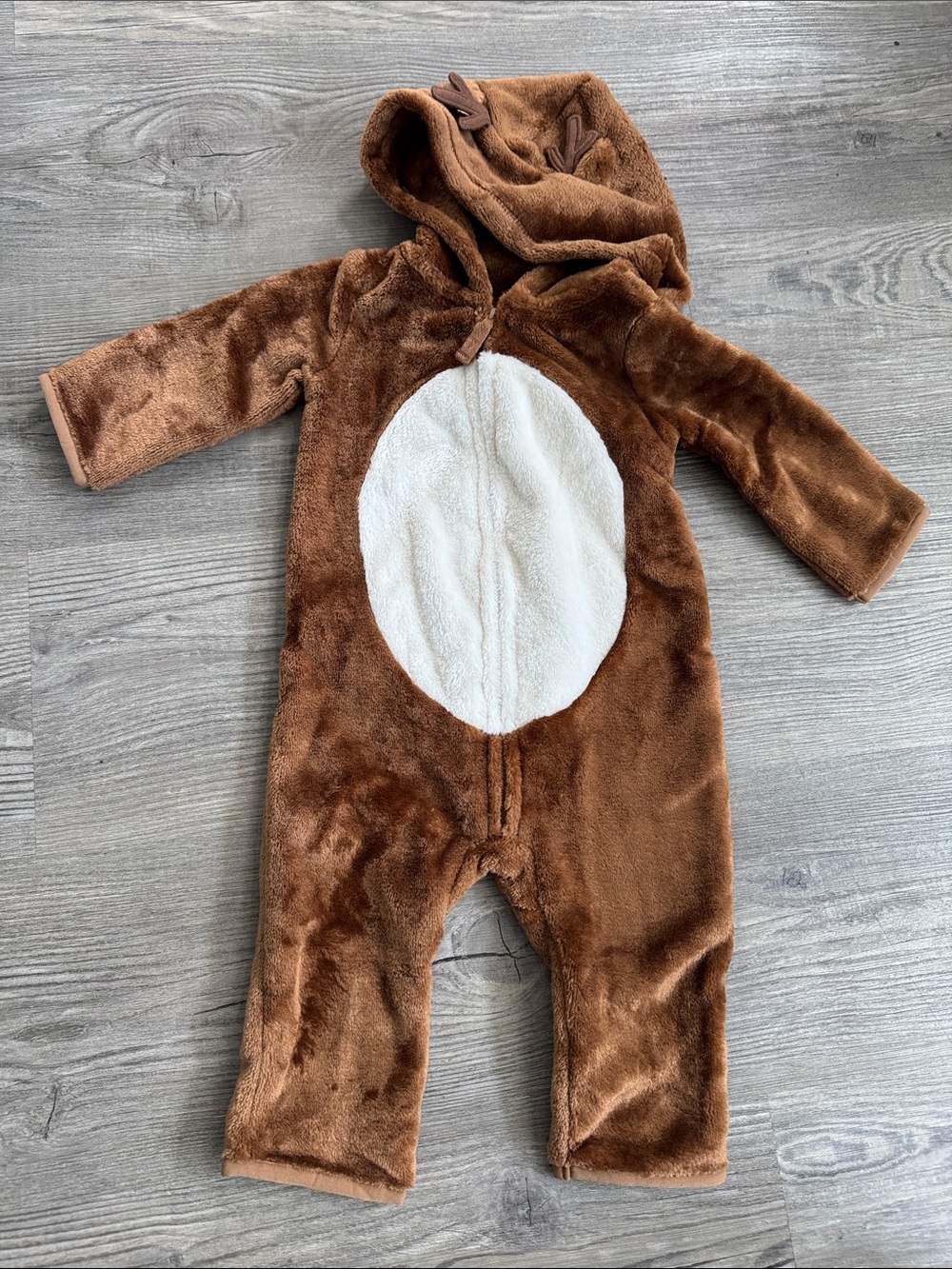 Carter’s Baby Brown Plush Reindeer One-Piece